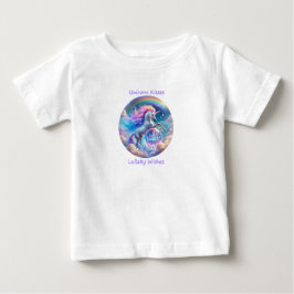 Enhörningskyssar Vaggvisa Önskar Regnbåge Baby T-S T Shirt