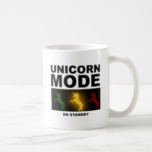 Enhörningsläge Standby Rolig Mugg