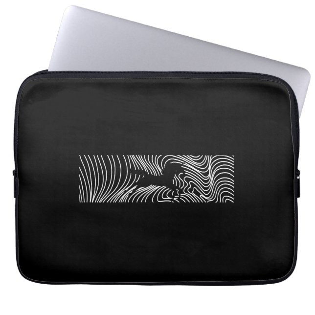 Enhörningslinje Laptop Fodral (Framsidan)