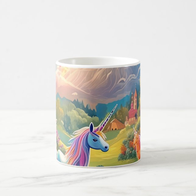 Enhörningslott Landskapsmugg | Sago Magi Kaffemugg (Center)