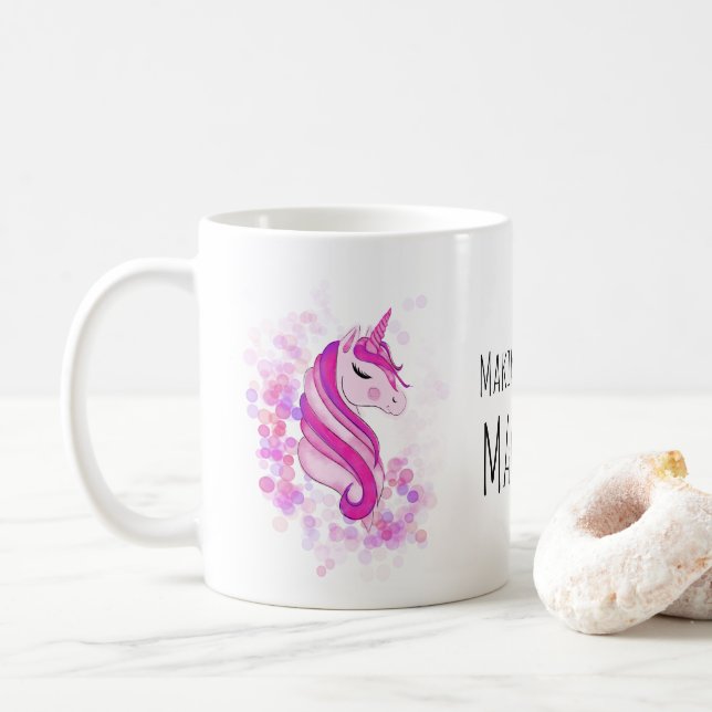 Enhörningsmugg Kaffemugg (Med munk)