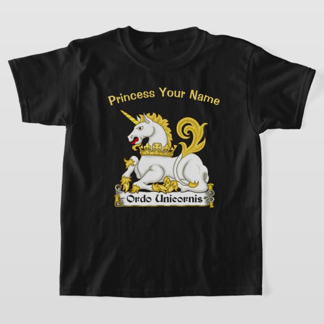 Enhörningsorden Medlems (Prinsessa) T-Shirt (Laydown)