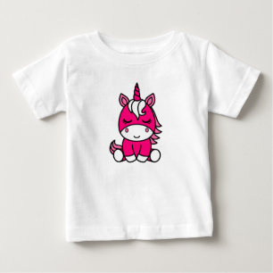 Enhörningsponny för små flickor t shirt