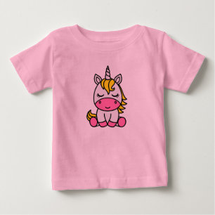 Enhörningsponny för små flickor t shirt