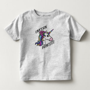Enhörningsprinsessa Design - Fin Jersey T-Shirt fö