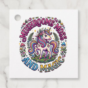 Enhörningssvamp Moss och Magic Kommersiell Tröja Gåvor Etiketter