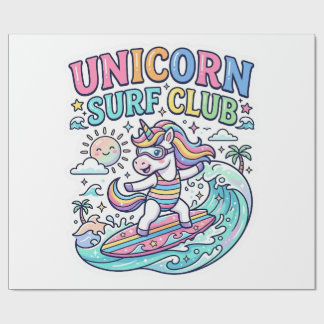 Enhörningsurfklubb Presentpapper