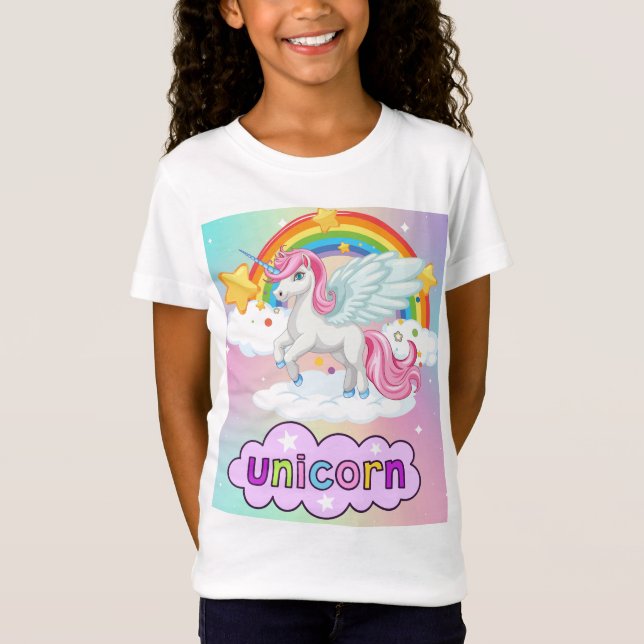 Enhörningsvibbar Endast – Söt Fantasy T-shirt (Framsida)
