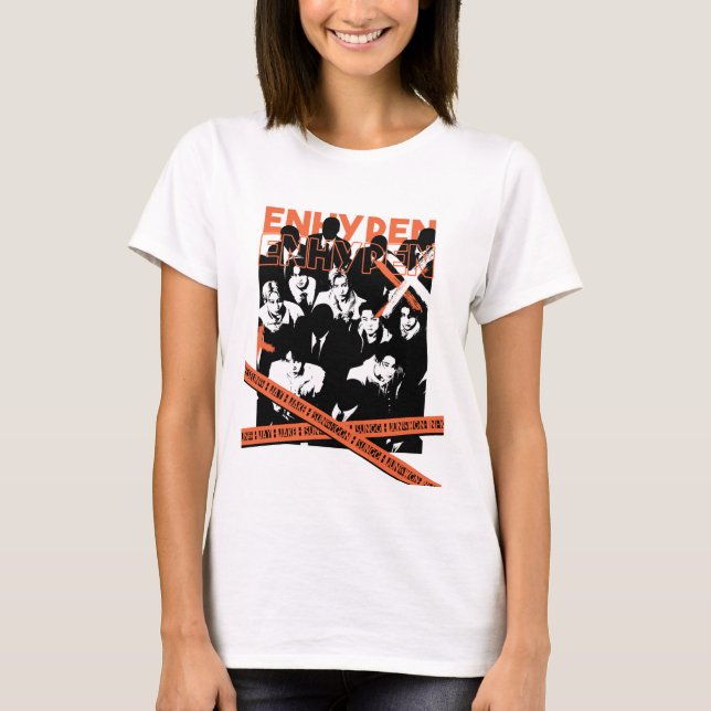 Enhypen Shining Dream Fanmade Design T Shirt (Framsida)