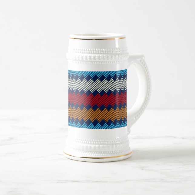Enic Boho Mönster Snöre Embroidery on Fabric Sejdel (Framsida höger)