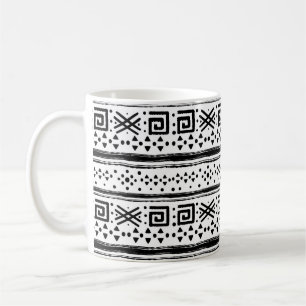 Enic Boho Tribal Art Skriv ut Kaffemugg