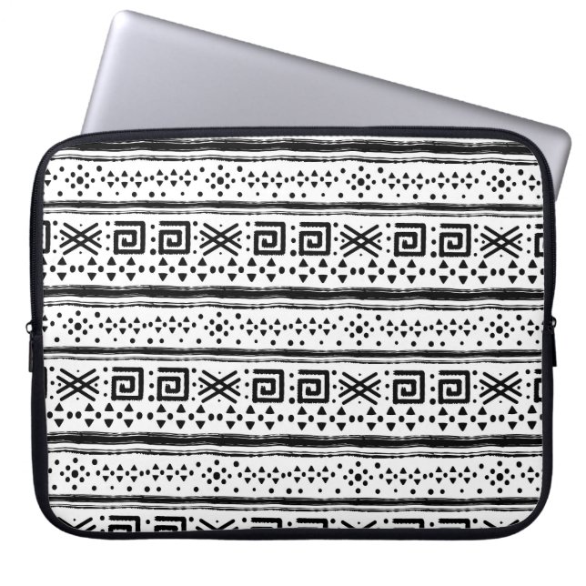 Enic Boho Tribal Art Skriv ut Laptop Fodral (Framsidan)