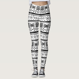 Enic Boho Tribal Art Skriv ut Leggings
