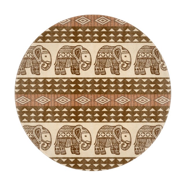 Enic Elephants Geometric Vintage Mönster (Framsidan)
