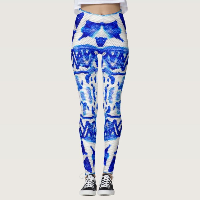 Enic Indigo Arrow Native Mönster Leggings (Framsida)