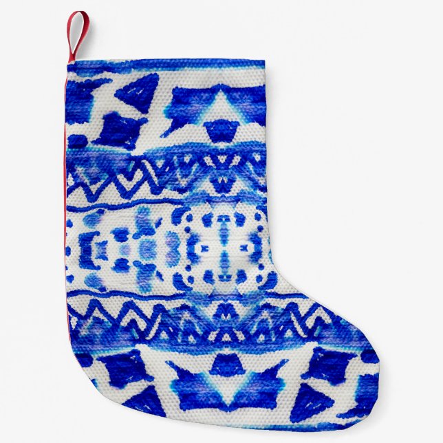 Enic Indigo Arrow Native Mönster Liten Julstrumpa (Framsidan)