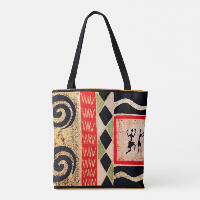 Enic Tribal Tote Bag för Mamma Day Gift Tygkasse (Baksida)