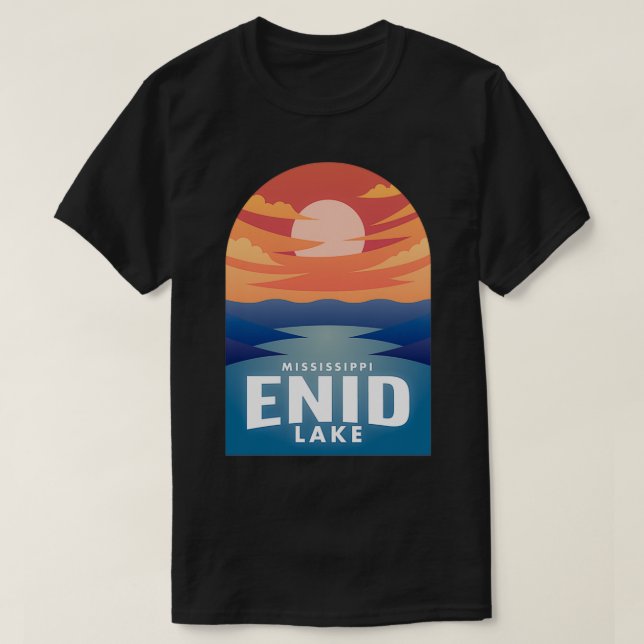 Enid Sjö MS Retro Sunset T Shirt (Design framsida)