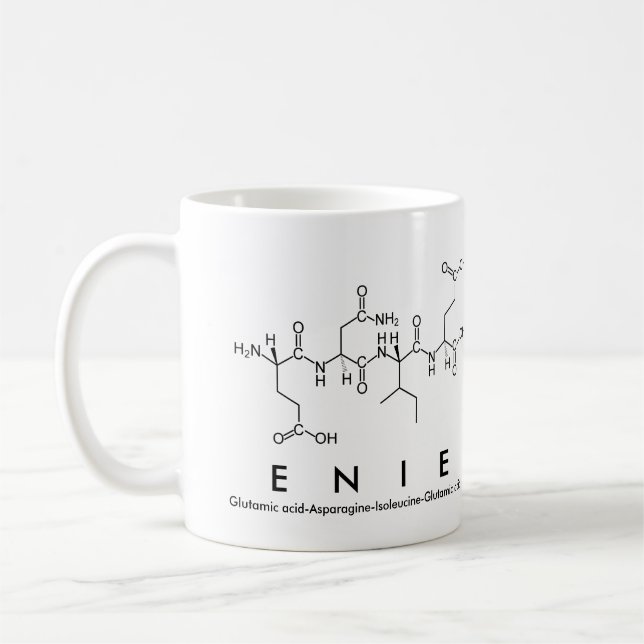 Enie peptide namn mugg (Vänster)