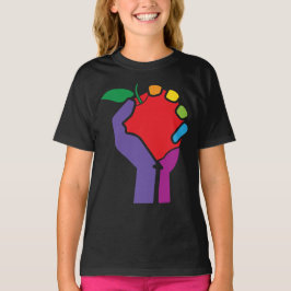 Enig regnbåge för lärare för svart skjorta tee