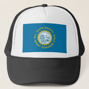 enig sy Amerika för South Dakota statlig flagga Truckerkeps