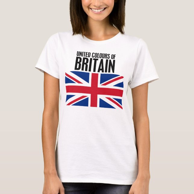 Eniga färger av Britannien T-shirt (Framsida)