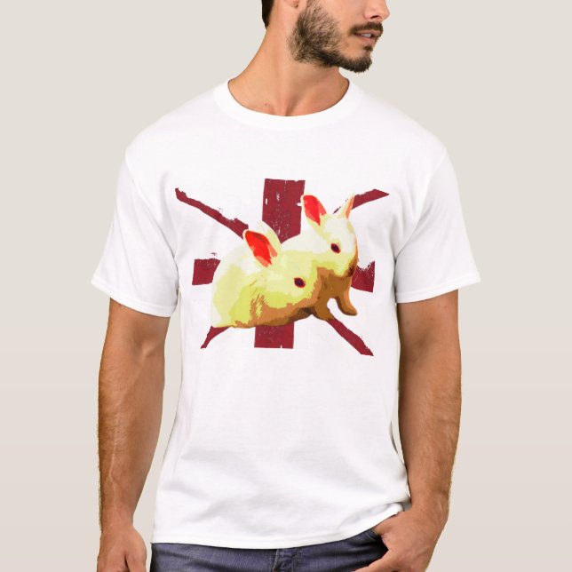 Eniga kaniner tee shirt (Framsida)