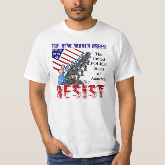 Eniga polisstater av Amerika T-shirt (Framsida)