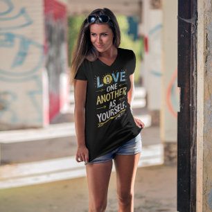 Enighet i Kärlek: Teckning i Kärlek som din T Shirt