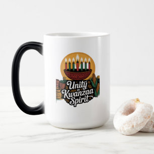Enighet i Kwanzaa-anda Magisk Mugg
