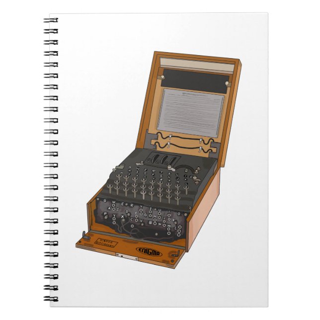 Enigma Maskin Anteckningsbok (Framsidan)