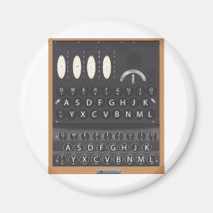 Enigma Maskin Magnet