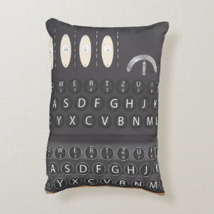 Enigma Maskin Prydnadskudde