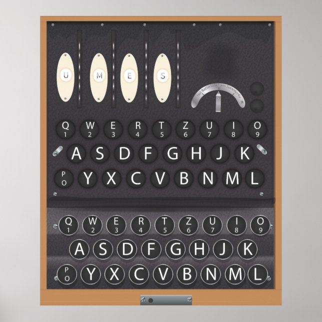 Enigma-maskinen Poster (Framsidan)