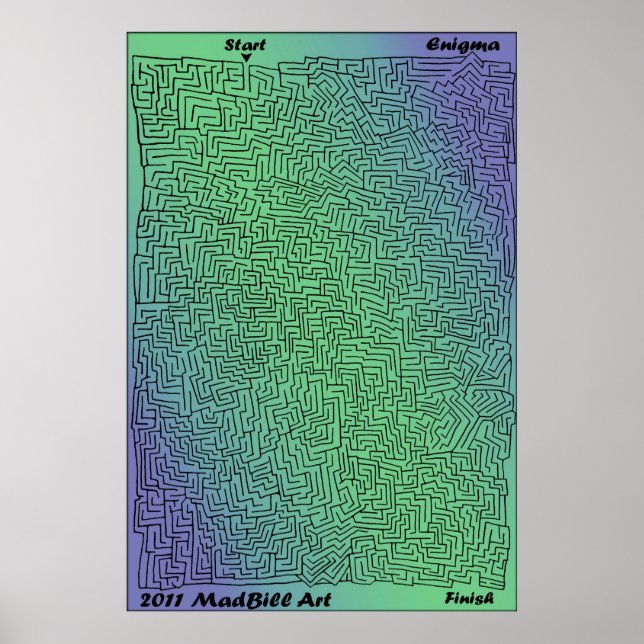 Enigma Maze Poster (Framsidan)