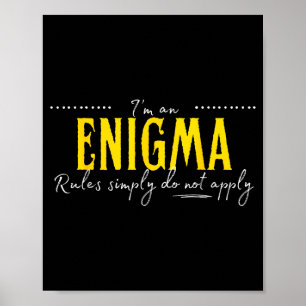 Enigma, reglerna gäller helt enkelt inte poster