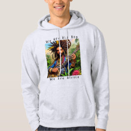 Enigmatic DreadLocklåste Man Fransk Terry Hoodie