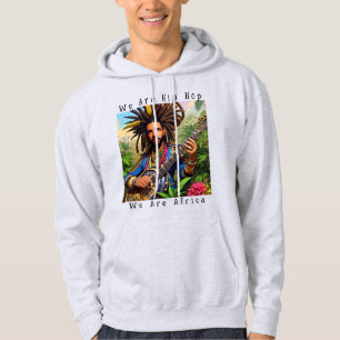 Enigmatic DreadLocklåste Man Fransk Terry Hoodie