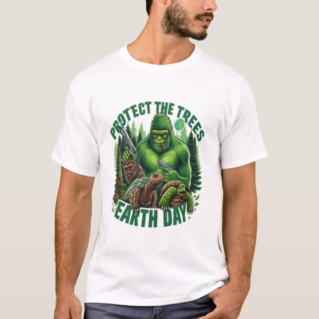 Enigmatic Jungle Standoff T Shirt (Framsida)