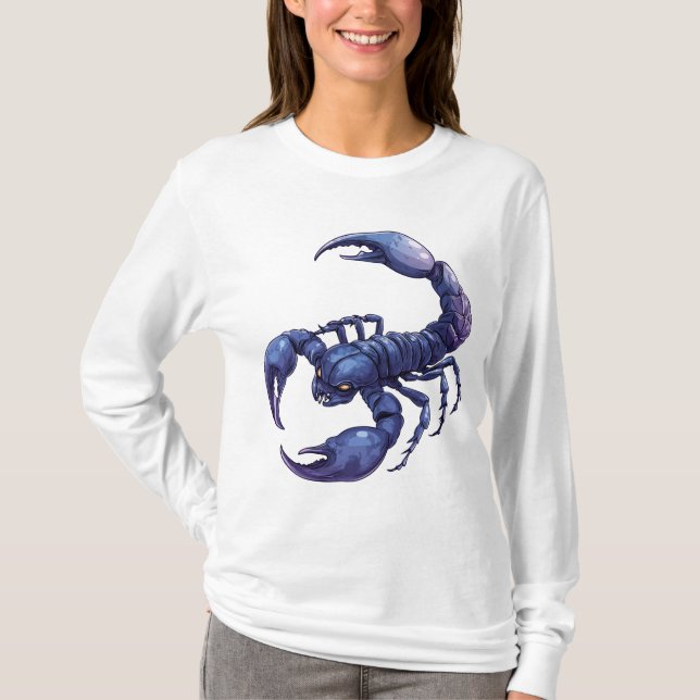 Enigmatic Scorpio T Shirt (Framsida)