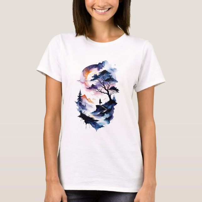 Enigmatic Wanderer T Shirt (Framsida)