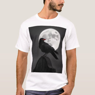 Enigmatisk råg & full måne - Mystical Charcol A T Shirt