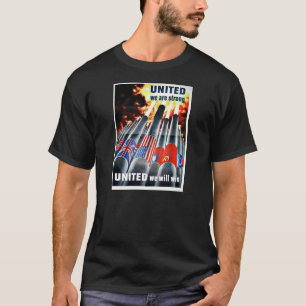 Enigt är vi starka t-shirt