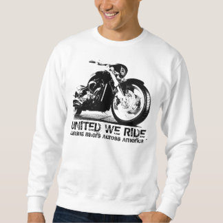 ENIGT OSS RIDE® - förena biker över America™ Lång Ärmad Tröja