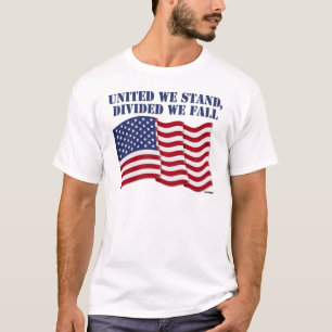 ENIGT STÅR VI, DELAT OSS NEDGÅNGEN T-SHIRT