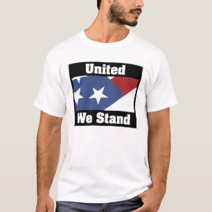 Enigt står vi t-skjortan t-shirt