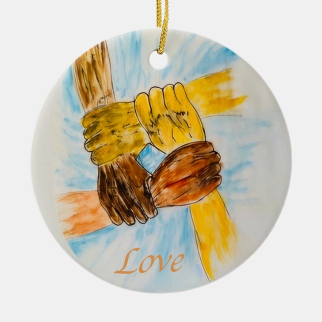 Enity Ceramic Circle Ornament (Framsidan)