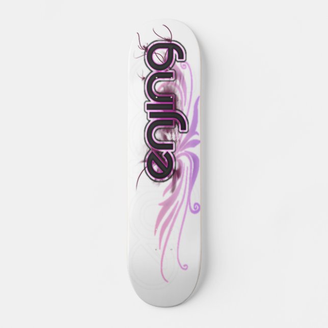 Enjing stiger ombord: Rosor för damerna Skateboard Bräda 20 Cm (Framsida)