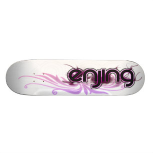 Enjing stiger ombord: Rosor för damerna Skateboard Bräda 20 Cm