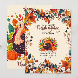 ENJOY A FEAST WITH SEASONAL FLOWERS AND TURKEY INBJUDNINGAR